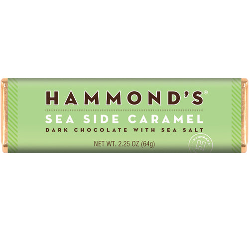 Sea Side Caramel Dark Chocolate Bar by Hammond's Candies at local Fairmount shop Ali's Wagon in Philadelphia, Pennsylvania