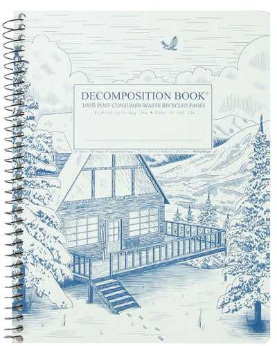 Snowy Chalet Spiral Decomposition Notebook