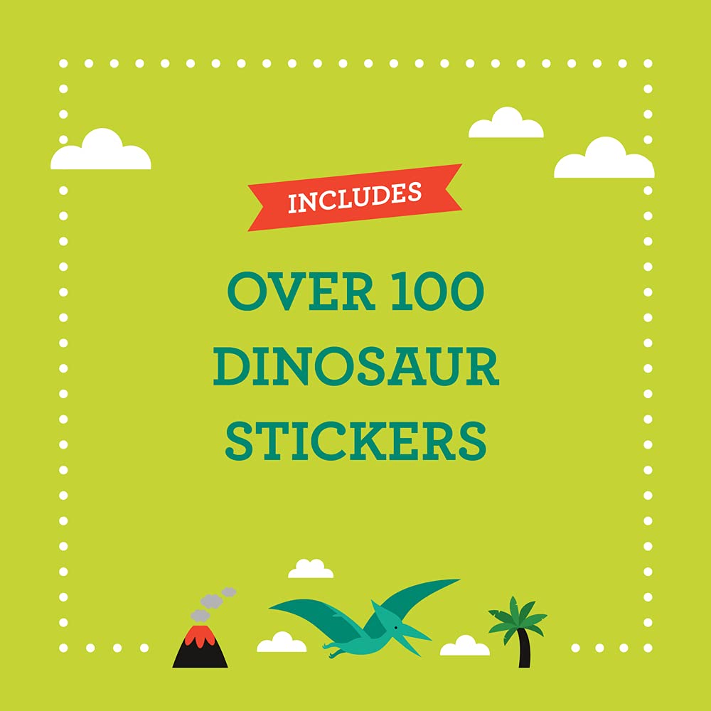 Dinosaurs Coloring Book & Stickers