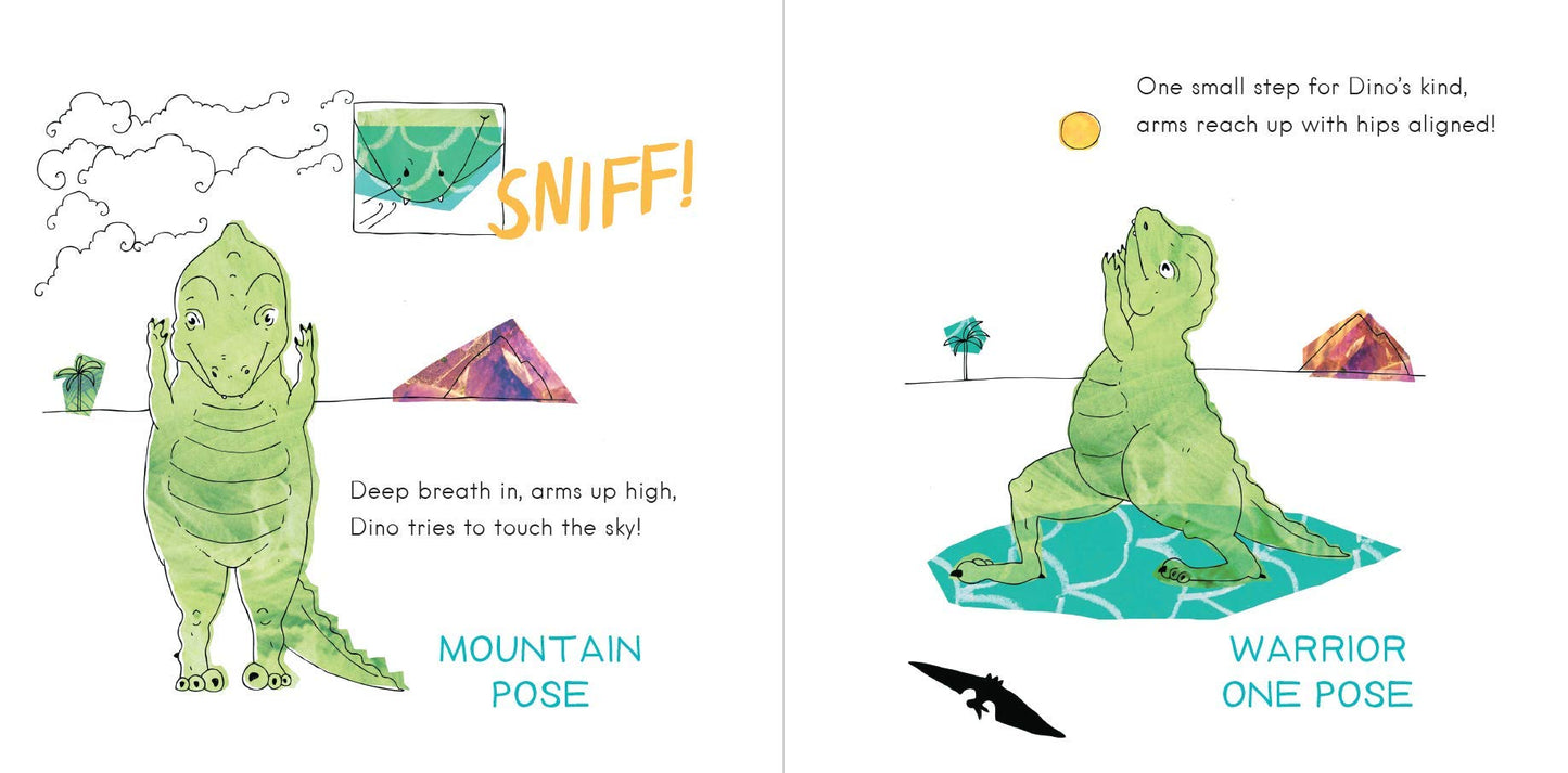 Dino Does Yoga by Sofie Engstrom von Alten