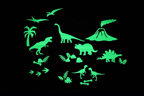 Dino World Glow in the Dark Sticker Set