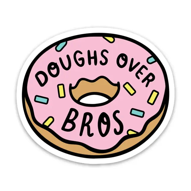 Doughs Over Bros Sticker