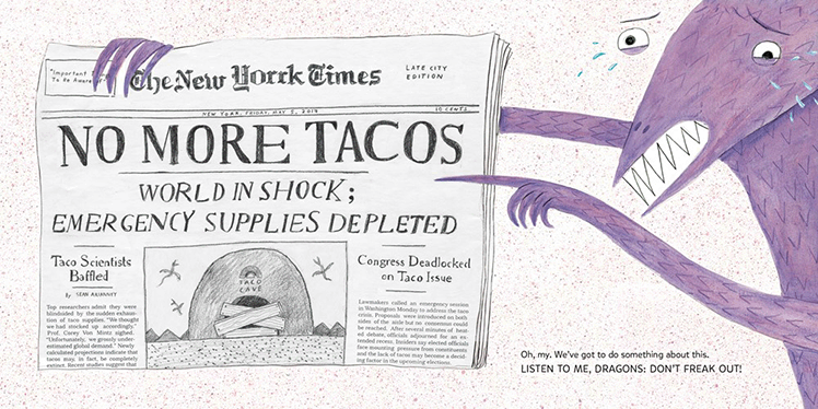 Dragons Love Tacos 2 The Sequel by Adam Rubin