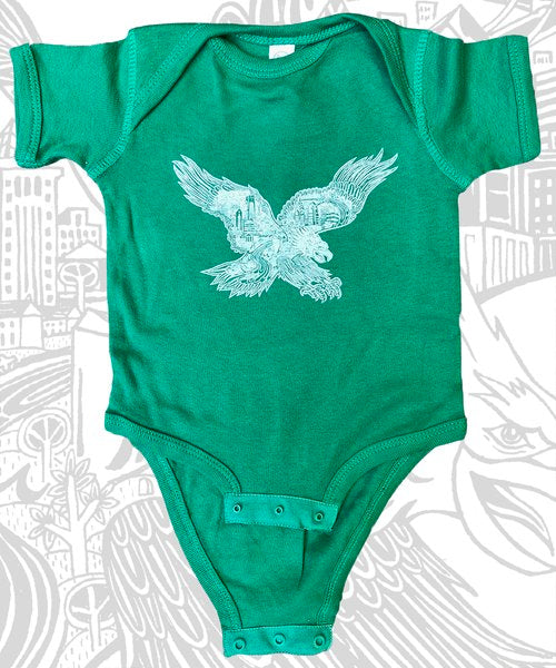 Eagles Skyline Onesie