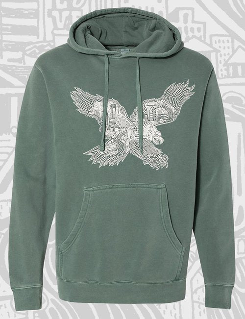 Eagles Skyline Hoodie