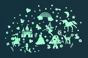 Fairy Tale Glow in the Dark Sticker Set