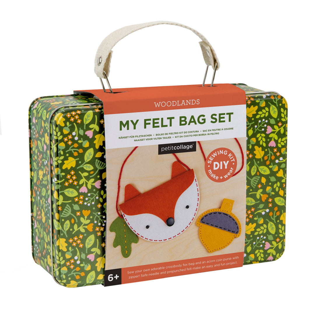DIY Woodland Fox Felt Bag Set