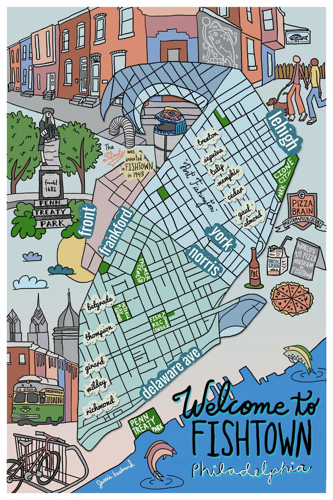 Fishtown Neighborhood Map