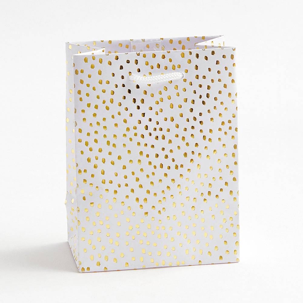 Gold Foil Flurry Gift Bag