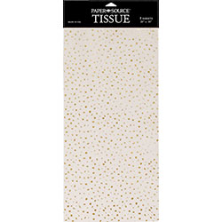 Gold Flecks Tissue Paper