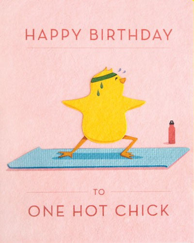 Happy Birthday Hot Chick Card by Good Paper at local Fairmount shop Ali's Wagon in Philadelphia, Pennsylvania