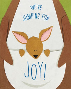 Jumping for Joy Baby Card by Good Paper at local Fairmount shop Ali's Wagon in Philadelphia, Pennsylvania