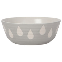 Load image into Gallery viewer, Grey Drops Imprint Bowl