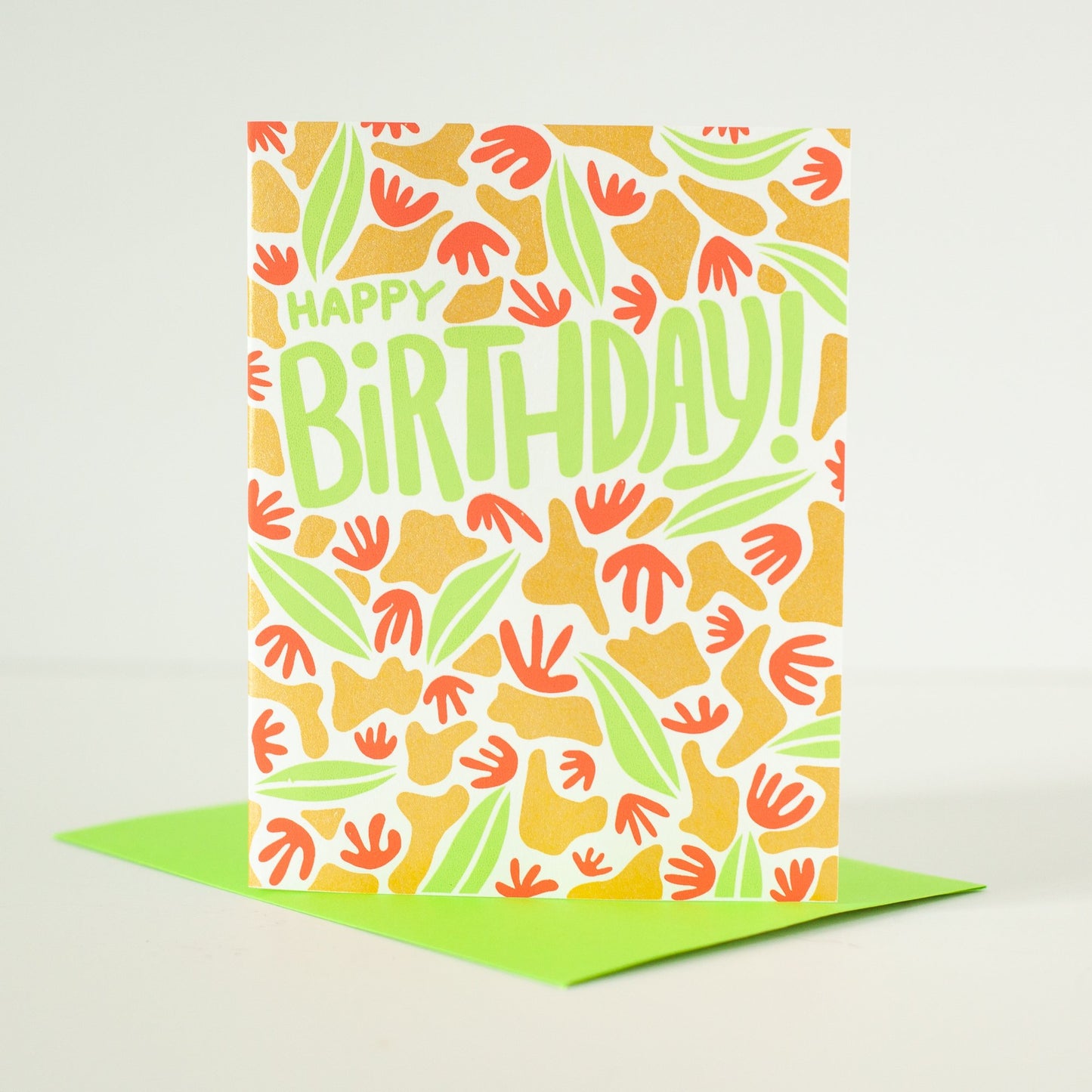 Mod Tropical Happy Birthday Card