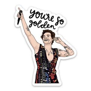 Harry Styles You're So Golden Sticker