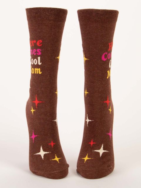 Here Comes Cool Mom Crew Socks