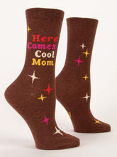 Load image into Gallery viewer, Here Comes Cool Mom Crew Socks