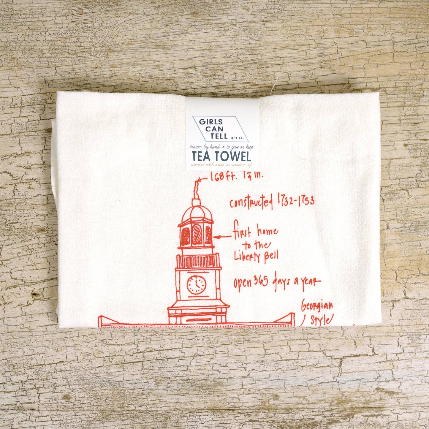 Independence Hall Tea Towel - Ali's Wagon
