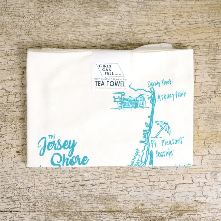 Jersey Shore Tea Towel