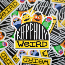 Load image into Gallery viewer, Keep Philly Weird Mascots Sticker