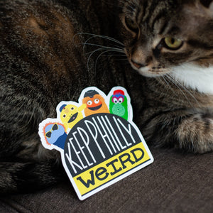 Keep Philly Weird Mascots Sticker