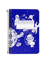 Load image into Gallery viewer, Kittens in Space Pocket Spiral Decomposition Notebook