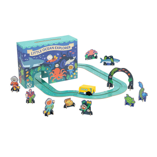 Little Ocean Explorer Wind Up & Go Playset