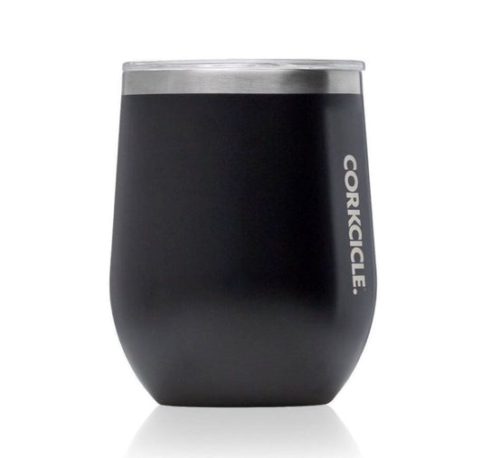 Matte Black Corkcicle Stemless