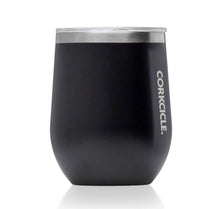 Load image into Gallery viewer, Matte Black Corkcicle Stemless