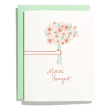 Load image into Gallery viewer, Merci Bouquet Thank You Card