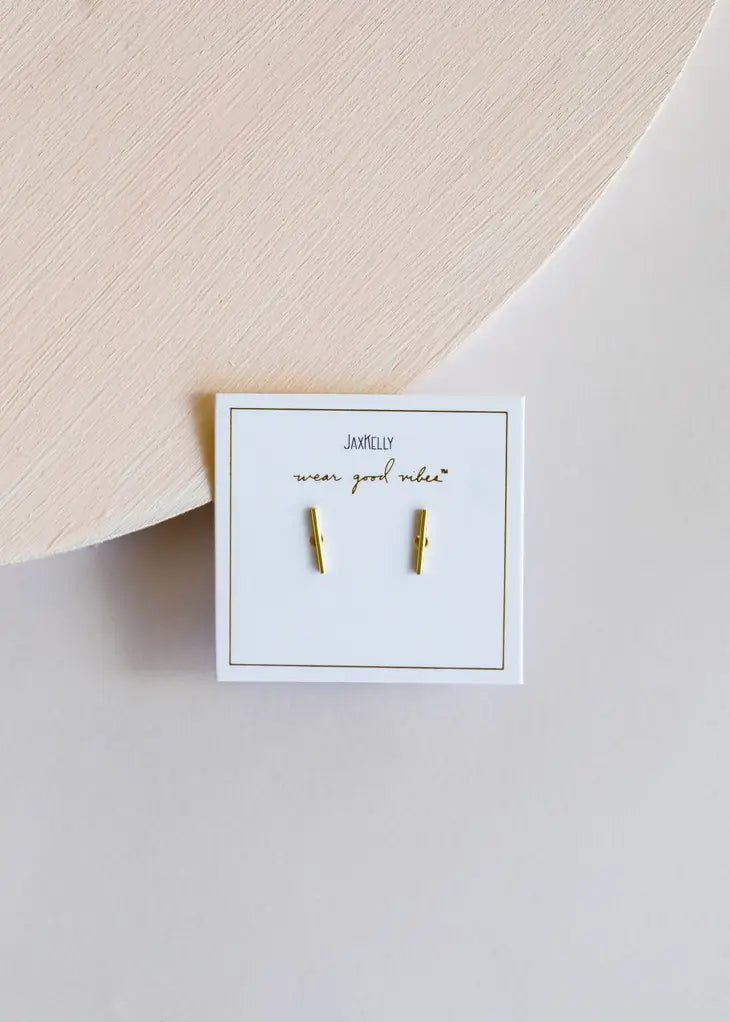 Minimalist Bar Earrings