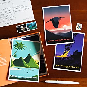 National Parks Postcard Set