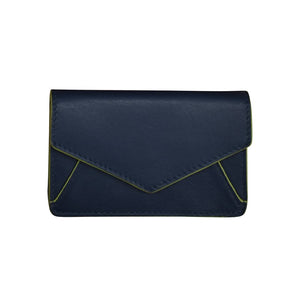 Classic Navy Envelope Business Card Wallet