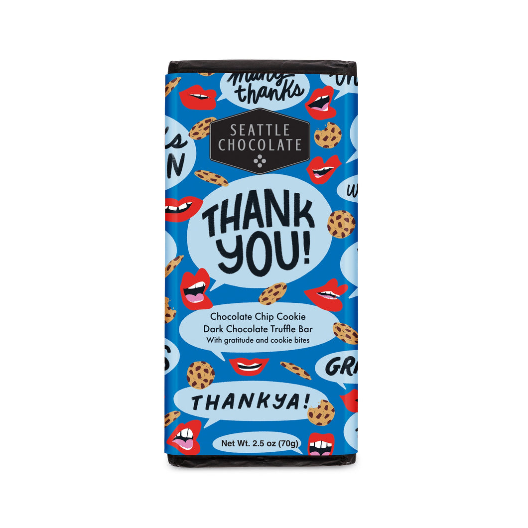 Thank You Chocolate Chip Cookie Truffle Bar