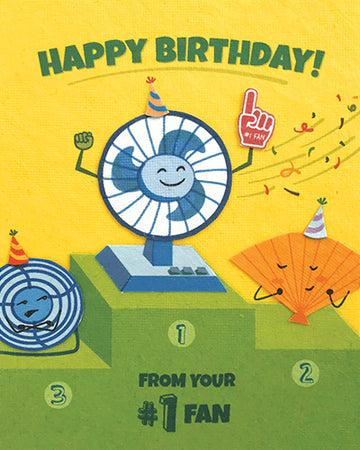 Happy Birthday from Your Number One Fan Card