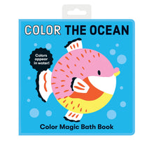 Load image into Gallery viewer, Color the Ocean Color Magic Bath Book