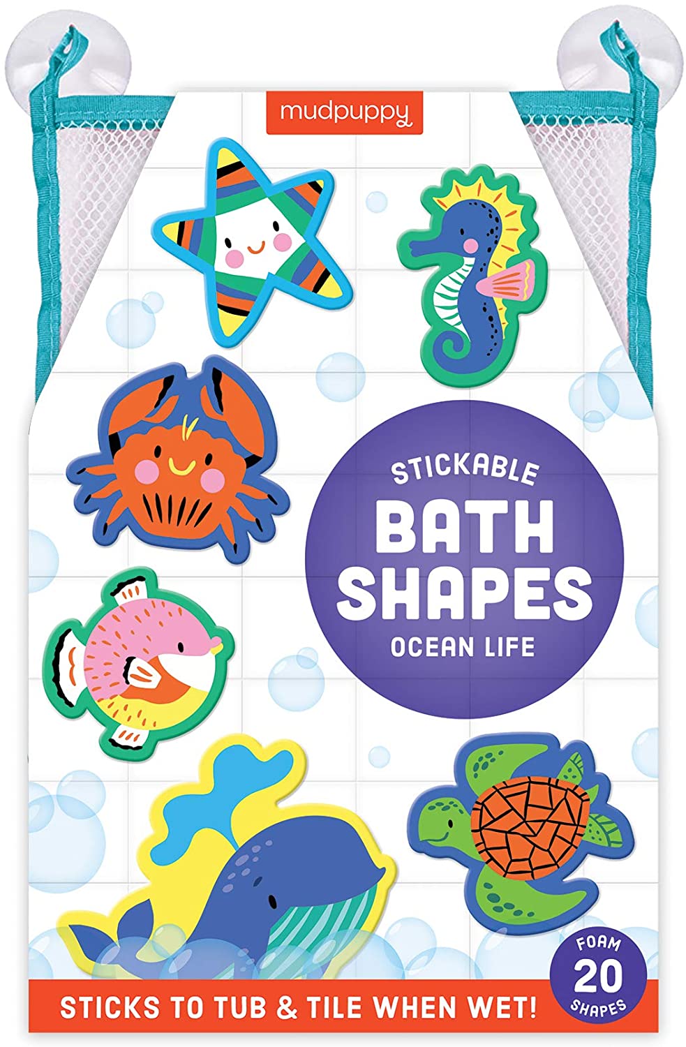 Ocean Life Stickable Bath Shapes