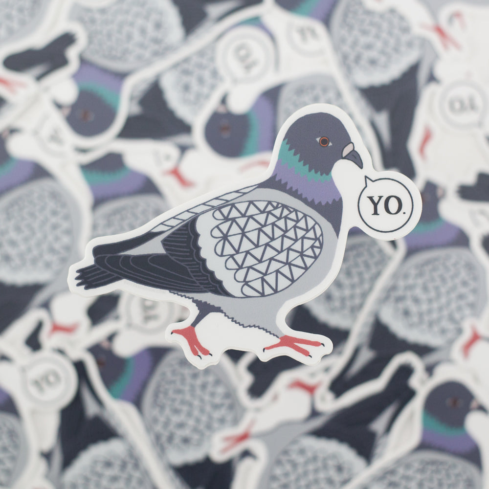 Yo! Pigeon Sticker