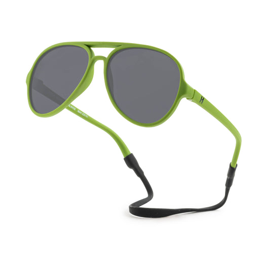 Green Aviator Hipsterkid Sunglasses