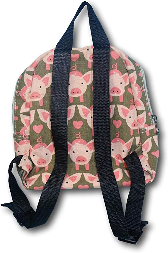 Pig Canvas Kids Backpack