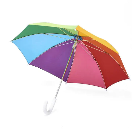 Rainbow Striped HipsterKid Umbrella