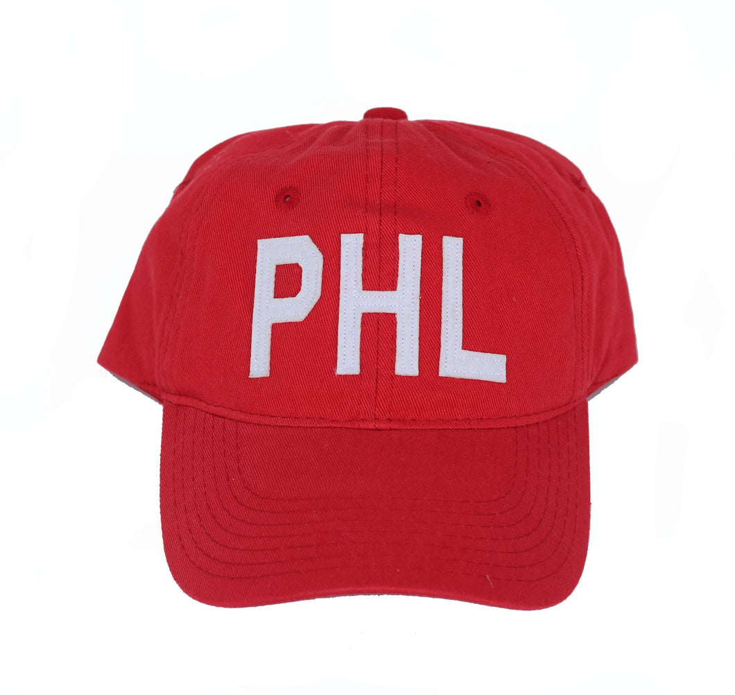 Red PHL Baseball Hat