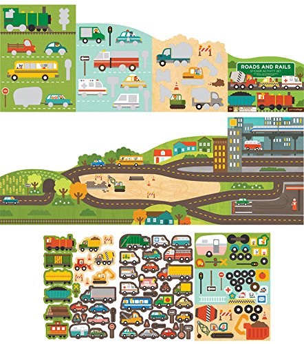 Roads & Rails Sticker Activity Set