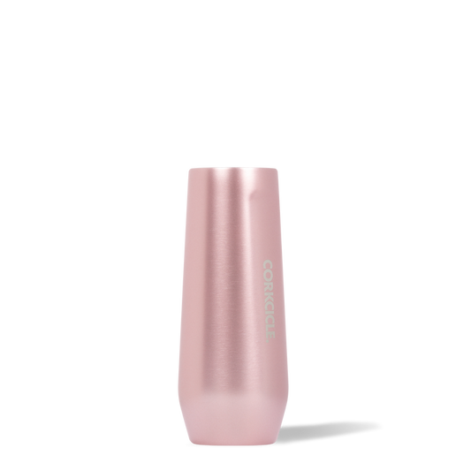 Rose Metallic Corkcicle Stemless Flute