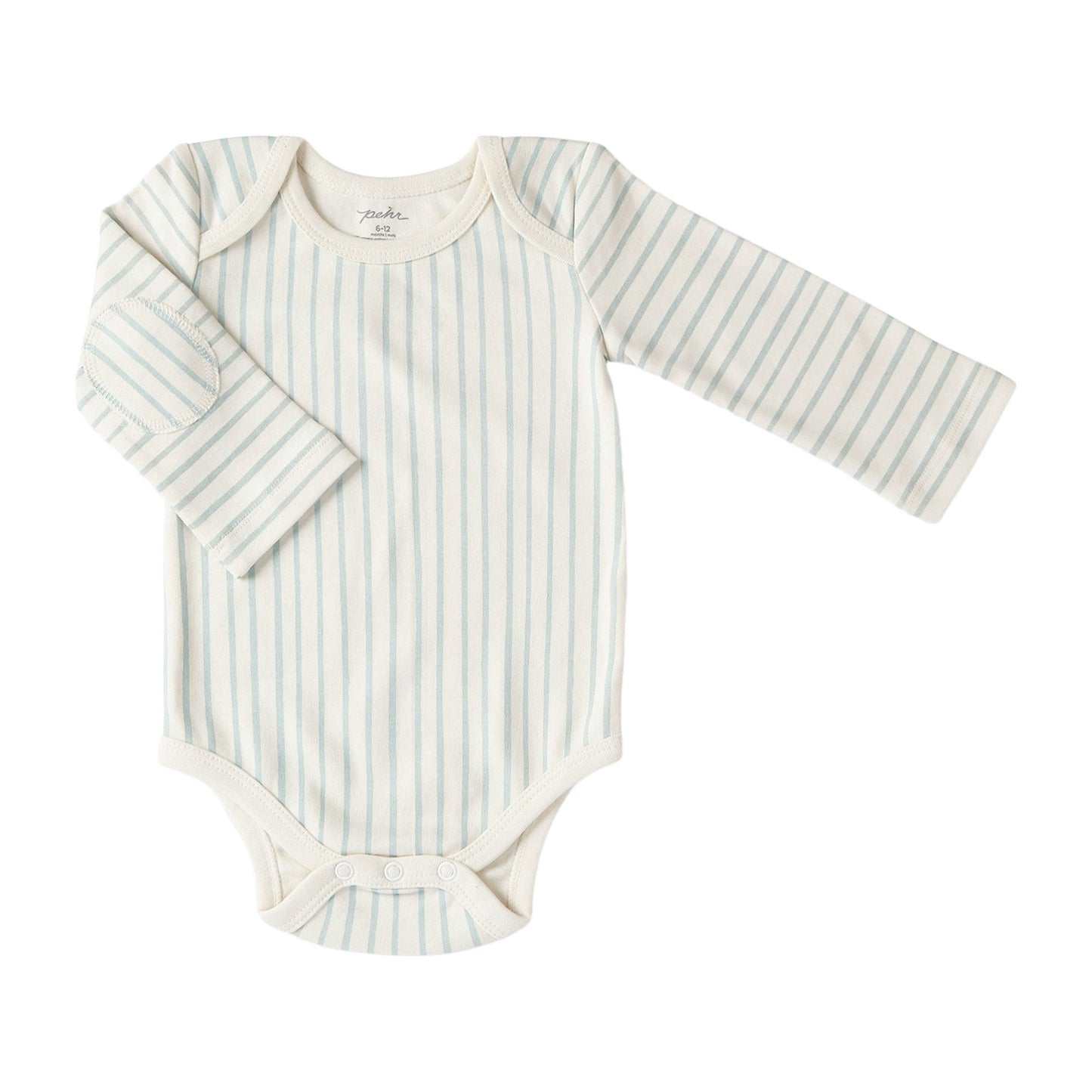 Sea Stripes Long Sleeve Onesie