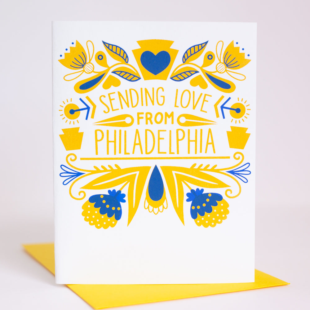 Sending Love from Philadelphia Card