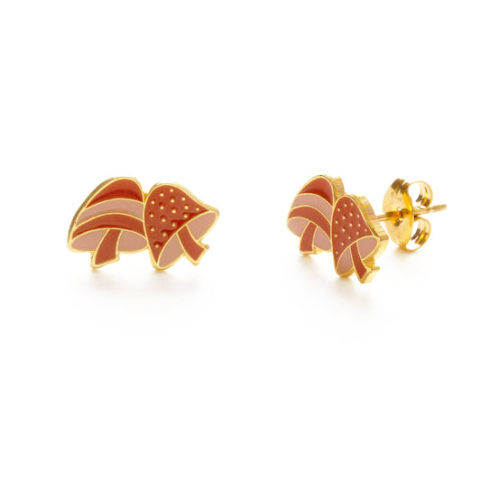 70s Shroom Stud Earrings