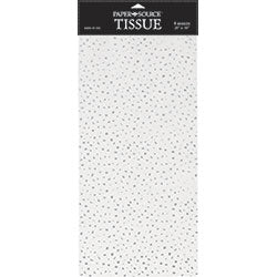 Silver Flecks Tissue Paper