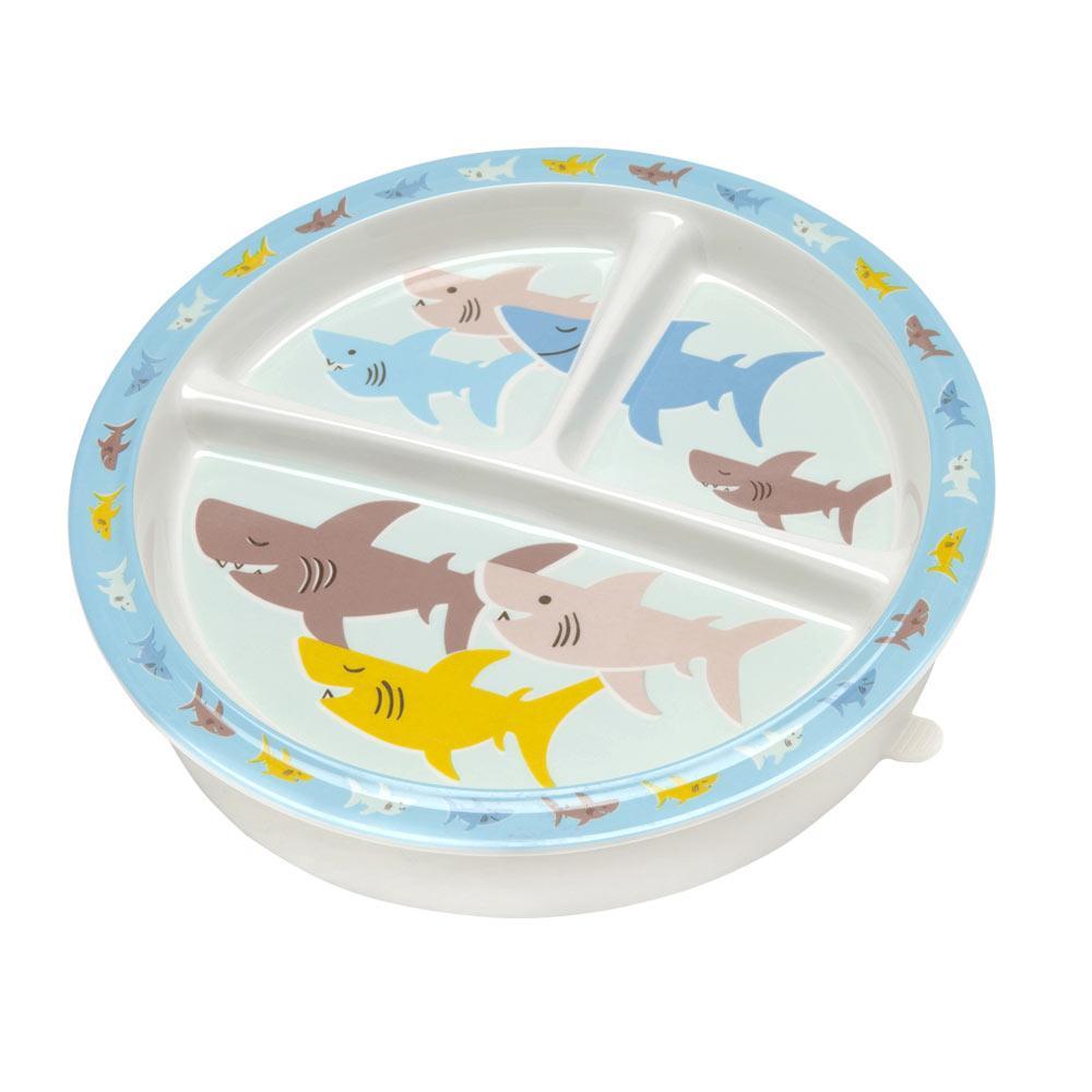 Smiley Shark Divided Suction Plate