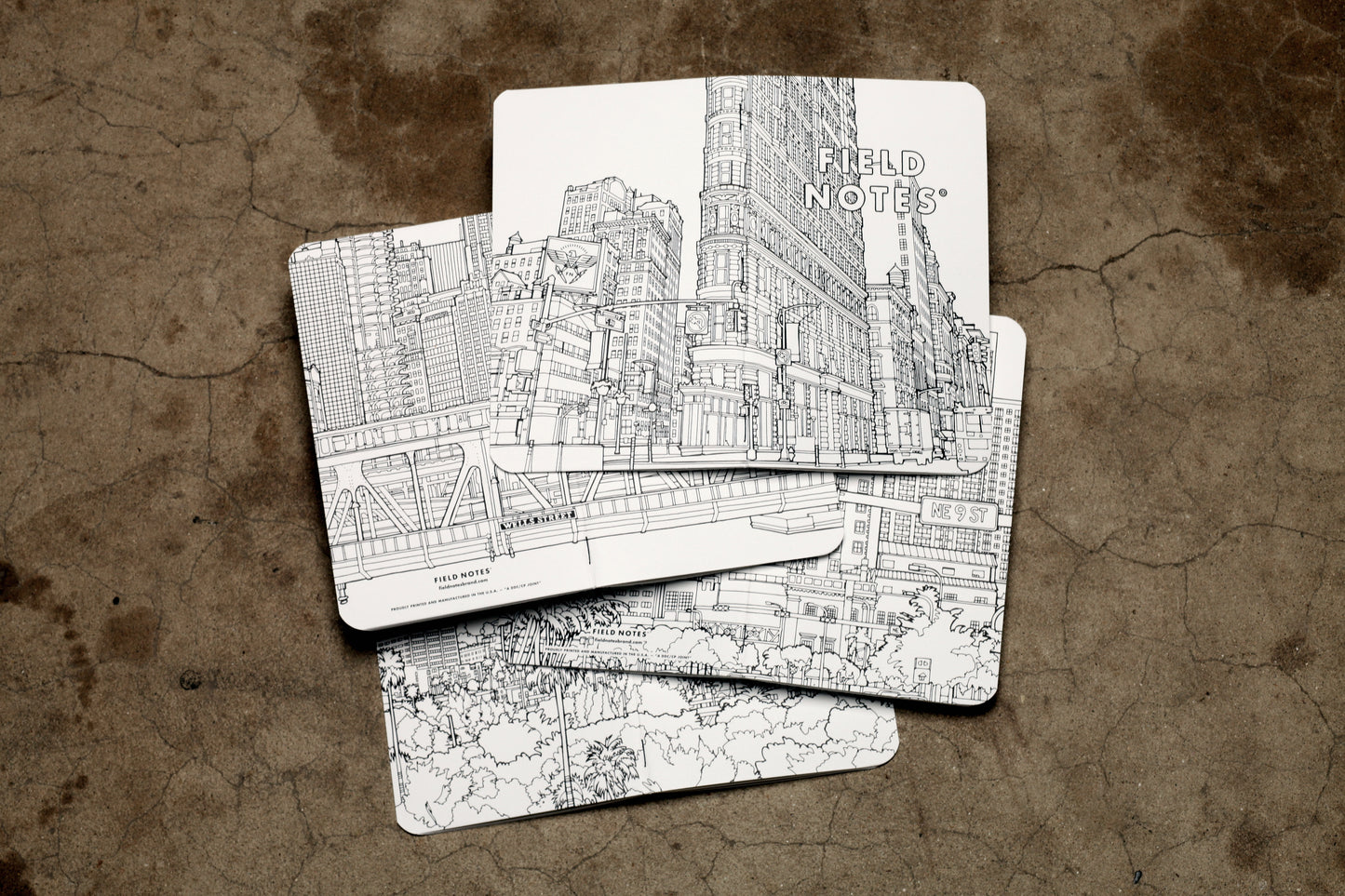 LA & Chicago Streetscapes Notebook Set